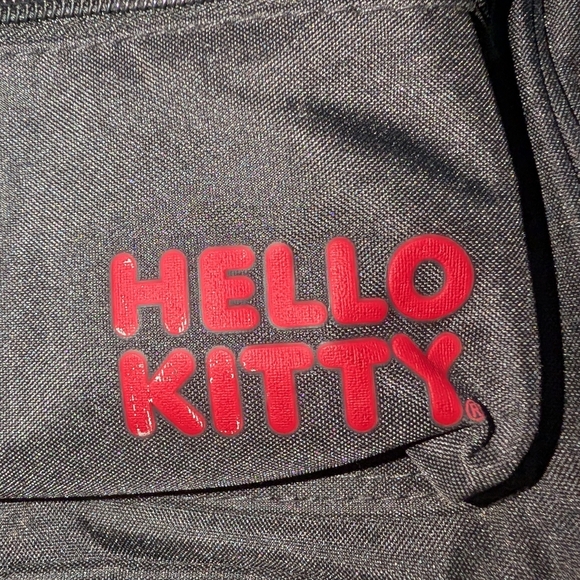 Hello Kitty Mini Nylon Backpack Black - Picture 7 of 10
